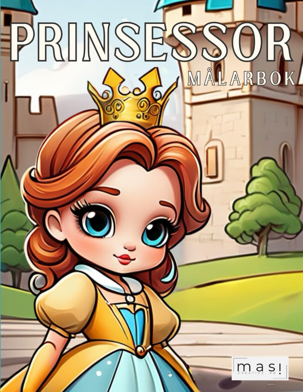 Cover of Prinsessor Målarbok för Barn