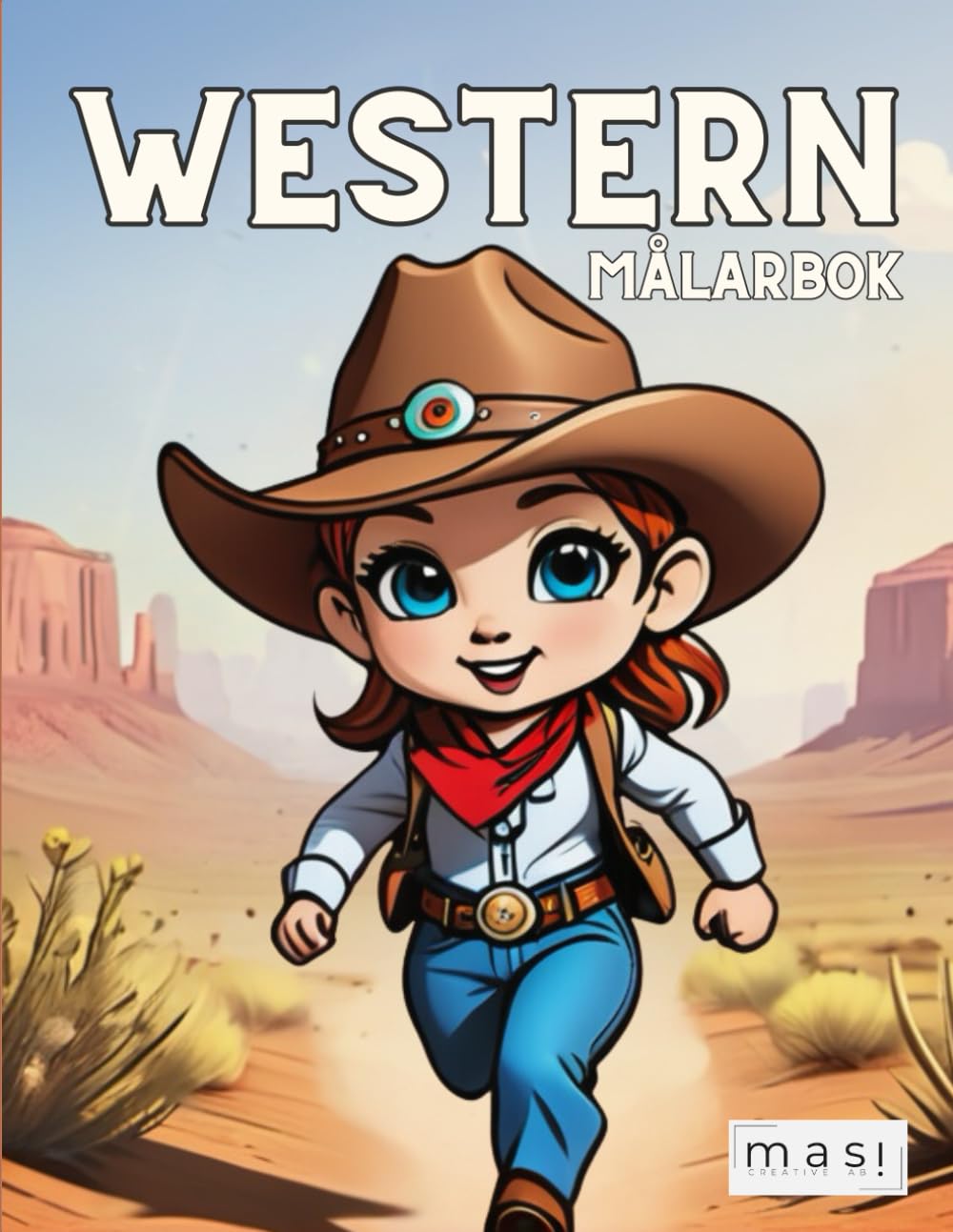 Cover of Western Målarbok för Barn